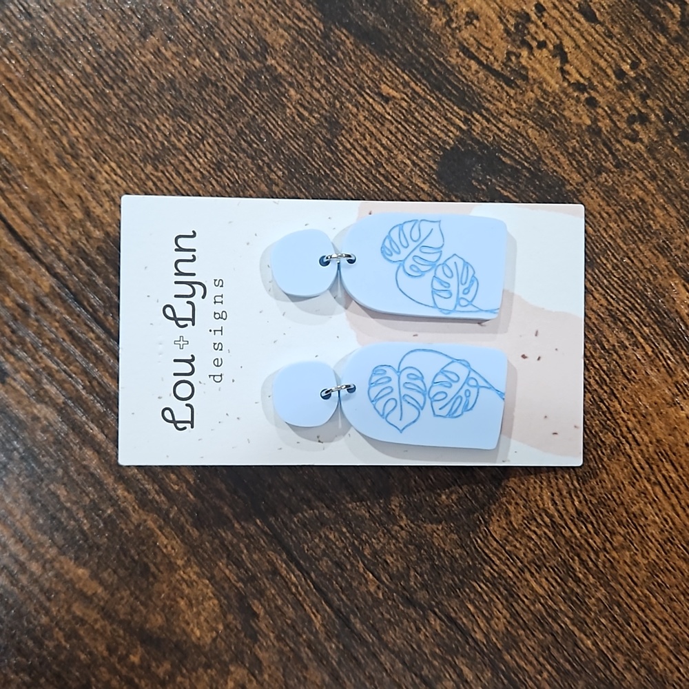 Light Blue Earrings